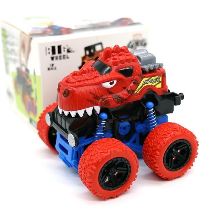 6 Pièces Ensemble Jouet Moto Dinosaure Fuwraixis - 6 Pièces, Plastique ABS - Inertie Et Tirer - Tyrannosaurus Rex Design Jouet Enfant Dinosaure Boomerang