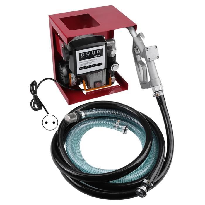 Pompe De Transfert D'huile 200W 220V - Débit 45 L/min, Hauteur D'aspiration 10m - Pour Huile Moteur, Diesel, Kérosène - 8