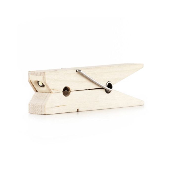 Lampe de lecture - Pince à linge - Bois - 3W - LED - Design contemporain
