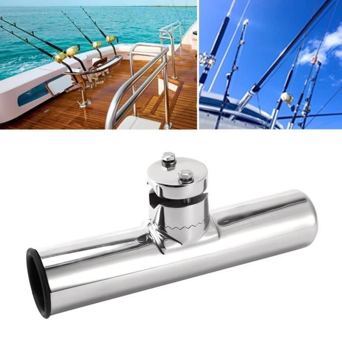 Support Portecanne à Pêche Acier Inox Tube Attache Accs Pour Marine Bateau Mer Rails 3/4 inch à Support Portecanne à Pêche Acier Inox Tube Attache Accs Pour Marine Bateau Mer Rails 3/4 inch à