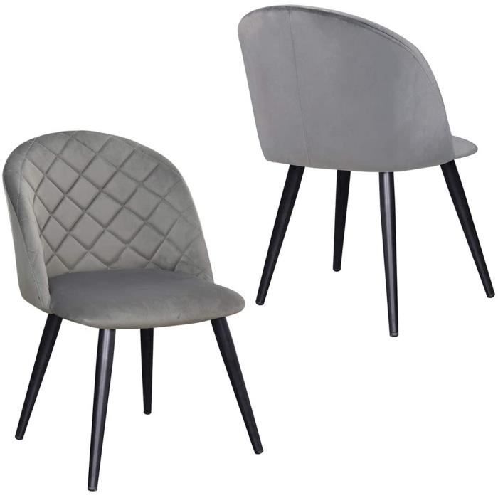 Chaises de salle à manger en velours rétro Chaises de salle à manger en velours rétro