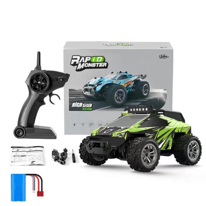 S701 Vert 1 Batterie Voiture 4x4 radiocommand e pour enfant