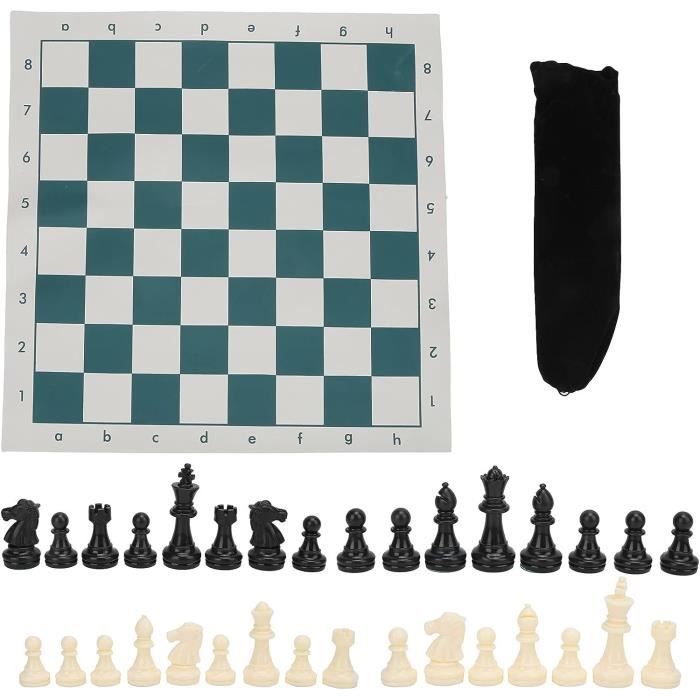 Jeu D'échecs En Bois Avec Plateau 31 Cm – Grand Modèle, Pierre, Pour Tous âges