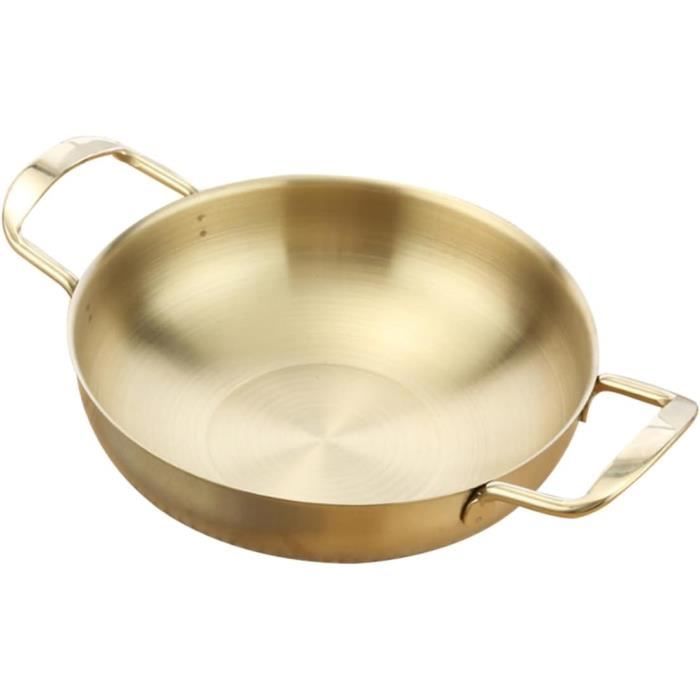 Marmite à Fondue Shabu Shabu Avec Séparateur - Acier Inoxydable 32 Cm - Pour 2 Saveurs - Induction Compatible