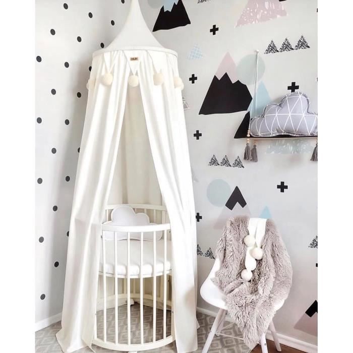Tapis rond pour chambre d'enfant, tapis de tente pop-up pour enfants avec fond antidérapant, D = 101,6 cm, tapis rond pour décoration de chambre d' enfant, étoile rose Tapis rond pour chambre d'enfant, tapis de tente pop-up pour enfants avec fond antidérapant, D = 101,6 cm, tapis rond pour décoration de chambre d' enfant, étoile rose