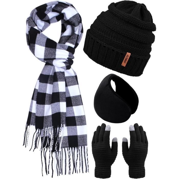 Écharpe et Gants Hiver Chaud pour Femme et Homme