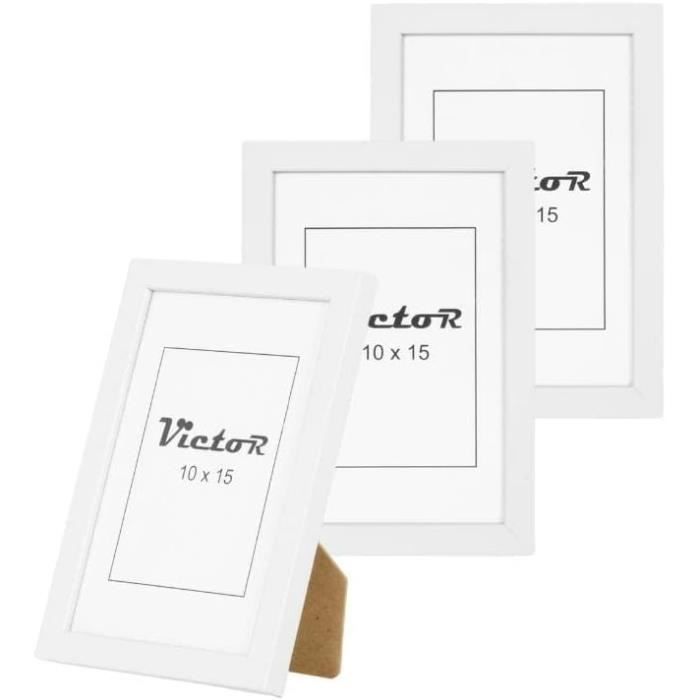Cadres Photo Multi-Tailles A1 à A6 - Noir, Blanc, Chêne, Noyer - Cadre Moderne En Bois MDF