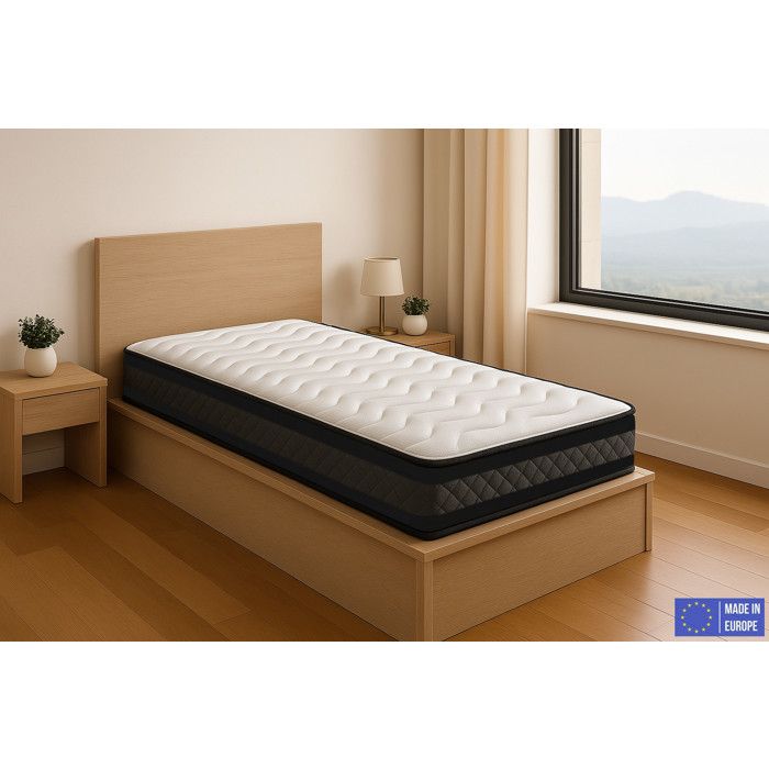 Matelas 90x200 Mousse HR Luxe Confort Extra Ferme Double Face (Été/Hiver) Soutien Équilibré Parfait et Tonique H20cm Matelas 90x200 Mousse HR Luxe Confort Extra Ferme Double Face (Été/Hiver) Soutien Équilibré Parfait et Tonique H20cm