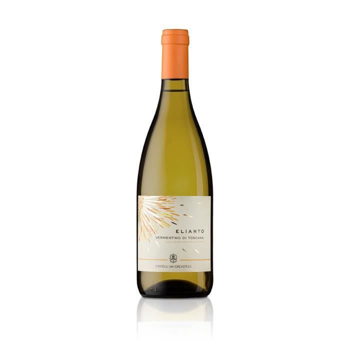 Vin blanc italien Vino Bianco IGT Toscana Vermentino Castelli del Grevepesa 1 bouteille 75 cl. - La cave Cdiscount