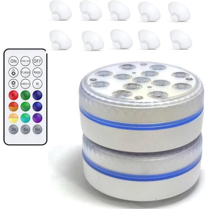4 Lampes De Pêche LED Bleues - Appât Lumineux Pour Pêche De Nuit Et En Profondeur