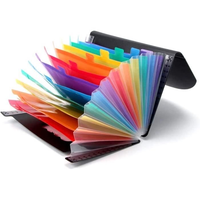 Classeur Soufflet Vertical – Organisateur De Documents Extensible, Rangement Bureau Ou Maison - 14