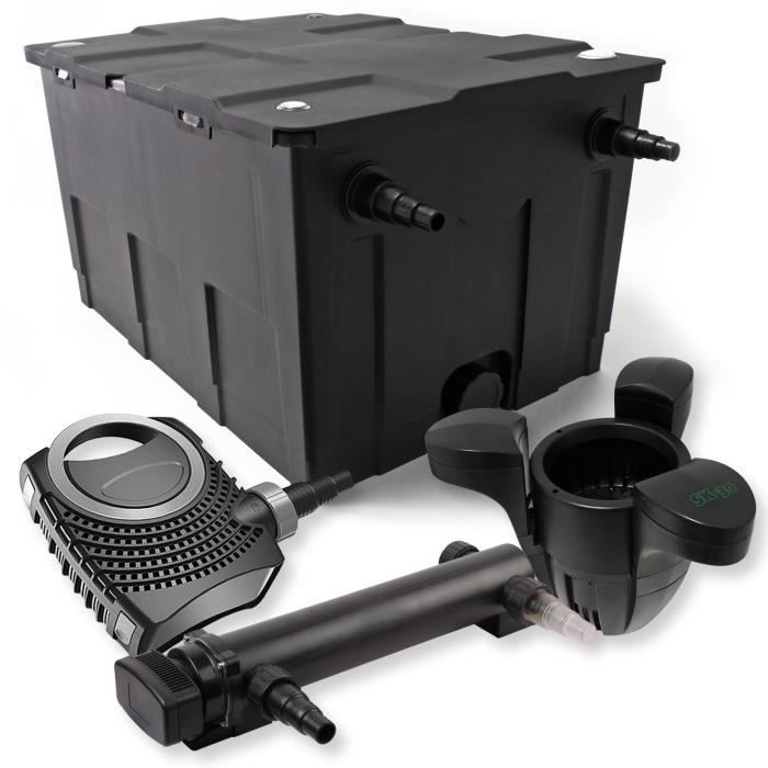 SunSun Kit de filtration de bassin 60000l 24W UVC 3. Stérilisateur NEO8000  70W Pompe Skimmer - 54145 - Cdiscount Jardin