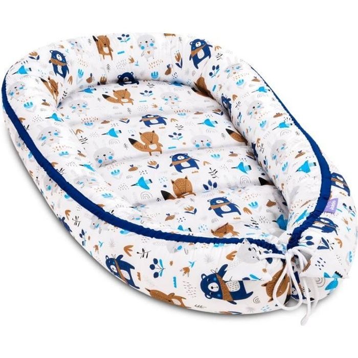 Nid Pour Nouveau Ne Nourrisson Cocon De Sommeil Pour Baby De 0 9 Mois 100 Coton Etoiles Grises 1x65 Cm Jukki Reducteur De Lit Bebe Xxl Baby Nest La Chambre De Bebe Bebe Puericulture