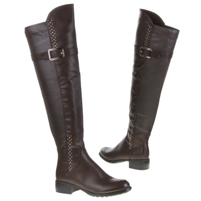 cuissarde marron femme