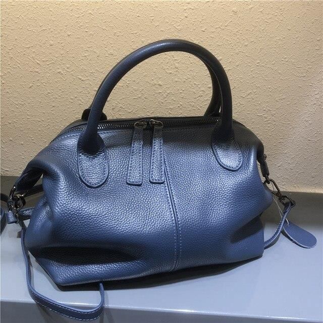Petit Sac Bandoulière Carré En Cuir Véritable Pour Femmes - Cuir De Vache, Réglable - Neuf Avec étiquettes
