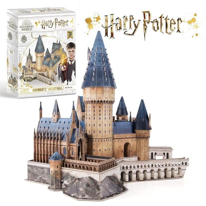 Puzzle 3D Harry Potter - CubicFun - La Grande Salle de Poudlard - 187 pièces - Fantastique Puzzle 3D Harry Potter - CubicFun - La Grande Salle de Poudlard - 187 pièces - Fantastique