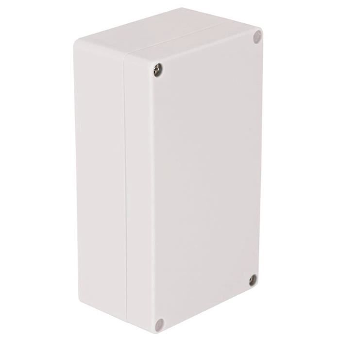 Boîte De Jonction Électronique ABS Noire IP67 230x150x87mm Avec Presse-Étoupes - Idéale Pour Projets Bricolage