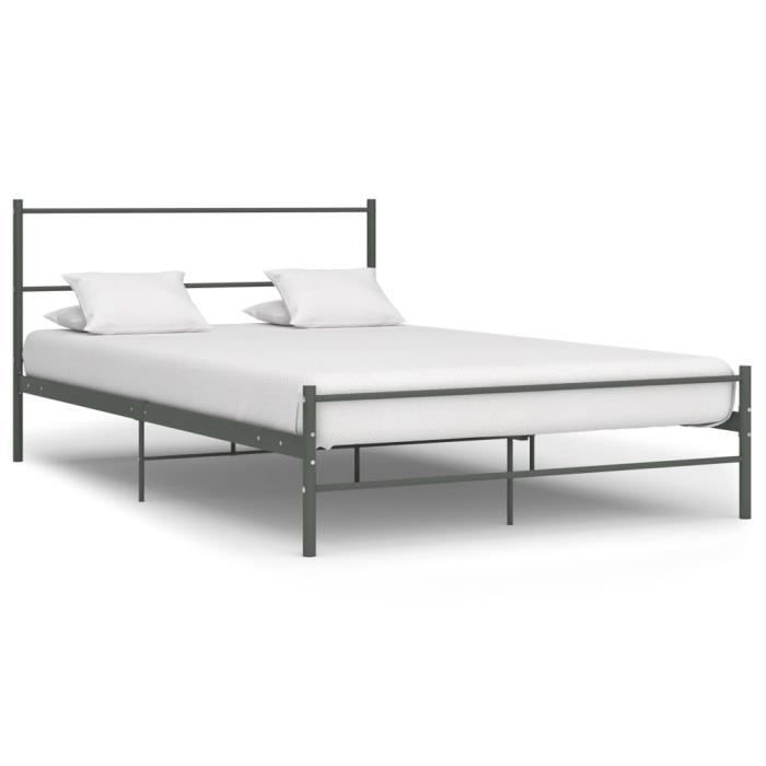 Mettre Sommier Tapissier Dans Cadre De Lit Cadre De Lit En 160 Pour Sommier Tapissier Achat Vente Pas Cher