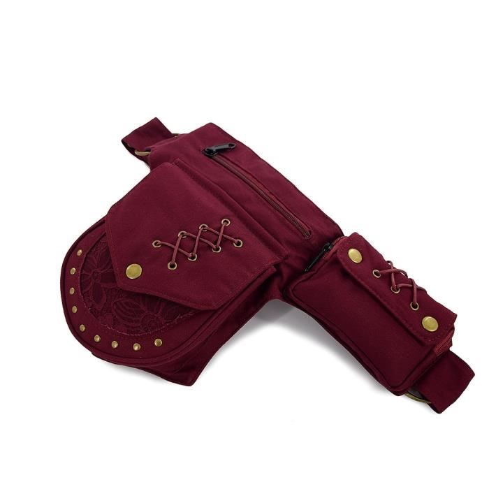 Sac Banane De Course Multifonction Pour Hommes Et Femmes - Sac Pour Bouteille D'eau Ultra Fin - Sac Pour Téléphone Portable - Livres De Couture, A