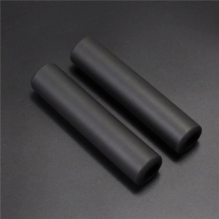 Poignées De Guidon, Revêtement, Noir En Mousse, Côtés Ouverts Ou Fermés