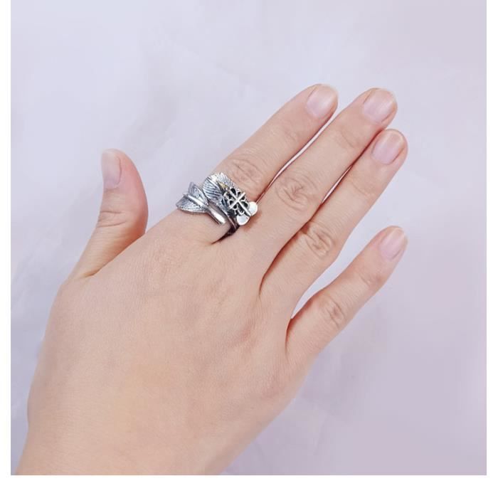 JAUNE Bague de protection pour femme anneau cach bijouterie