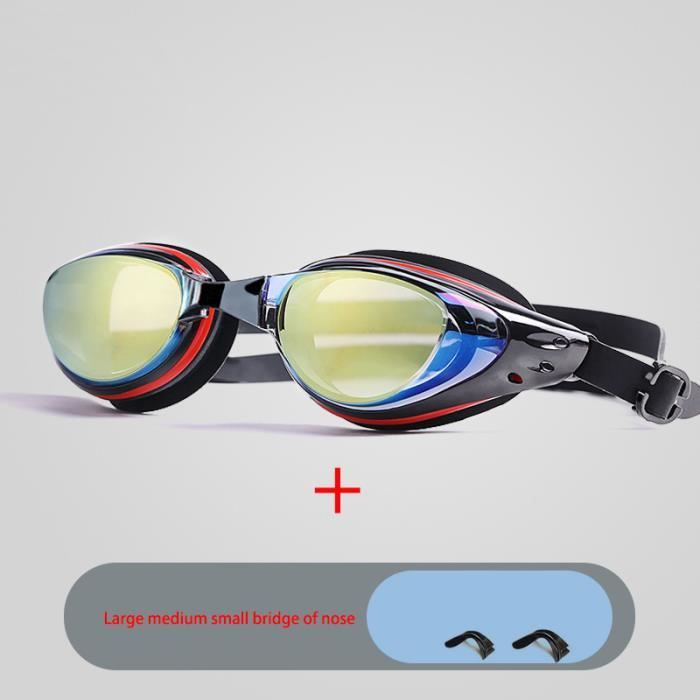 Lunettes De Natation Enfants 4-12 Ans - Anti-Buée, Imperméables, Grand Verres Vision Large