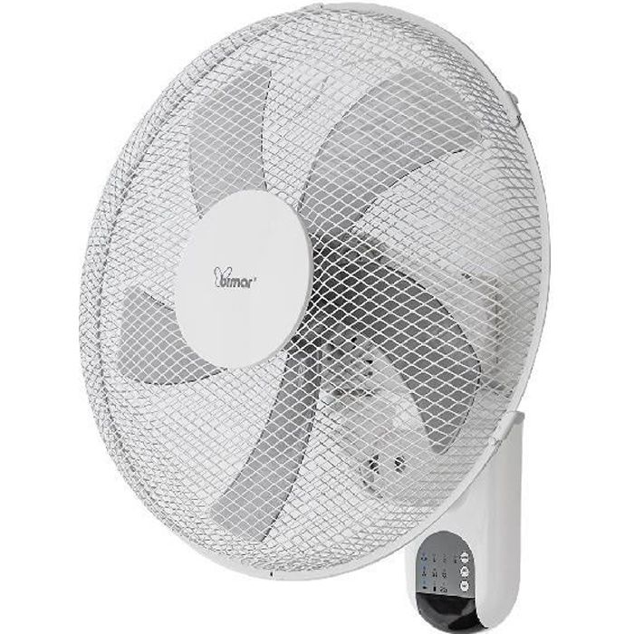 Ventilateur mural - BIMAR - Garbino - Blanc - 50 W - 44 x 48 x 31 cm - Bimar