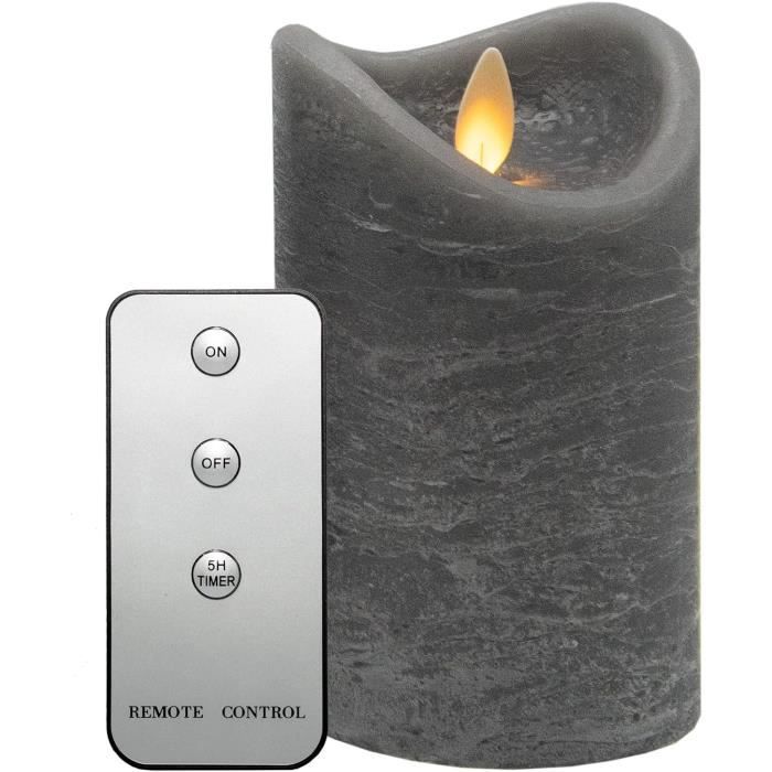 Bougies LED Avec Télécommande - Lot De 5 Bougies Sans Flamme + Guirlandes, Minuterie Incluse
