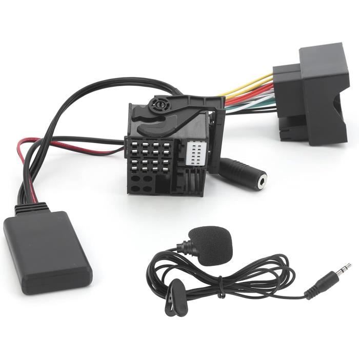 Adaptateur Bluetooth 5.1 Pour Voiture - Double Sortie USB/AUX - Plug & Play, Mains Libres - Compatible Autoradio Et Enceintes