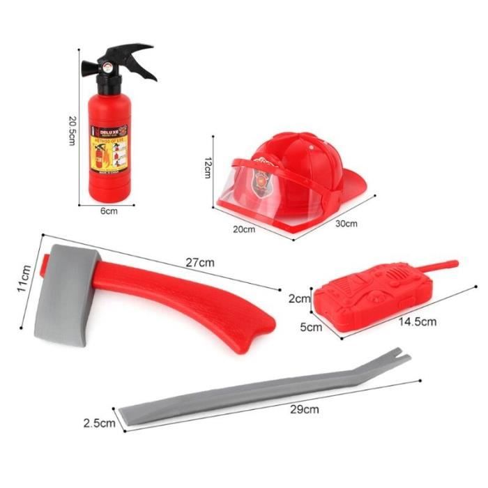 Jouet Extincteur Pompier Pour Enfants - Avec Jet D'eau - Cosplay, Jeu De Rôle, Fête Thème Pompiers - 4