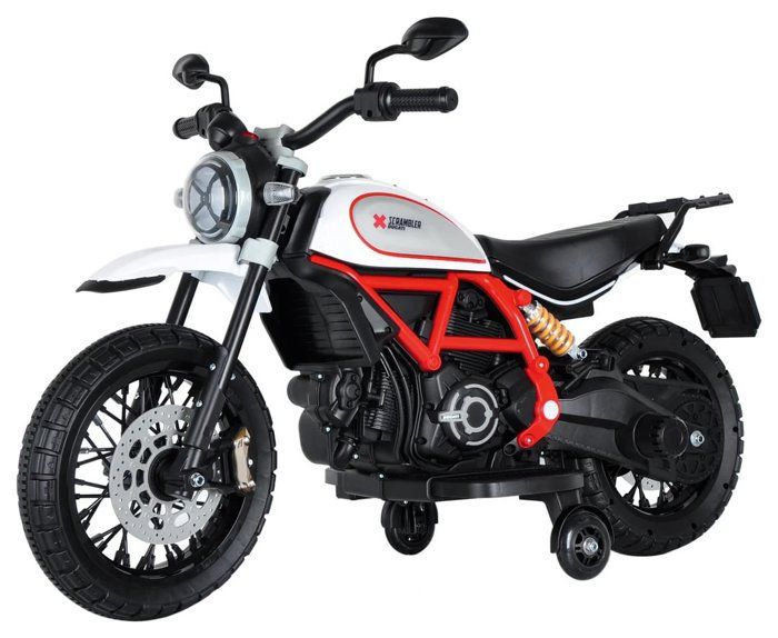 Jouet Moto électrique Ducati Scrambler 6V pour les enfants dès 2