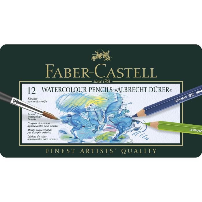 FABER-CASTELL Boîte 12 Crayons Couleur A. Dürer
