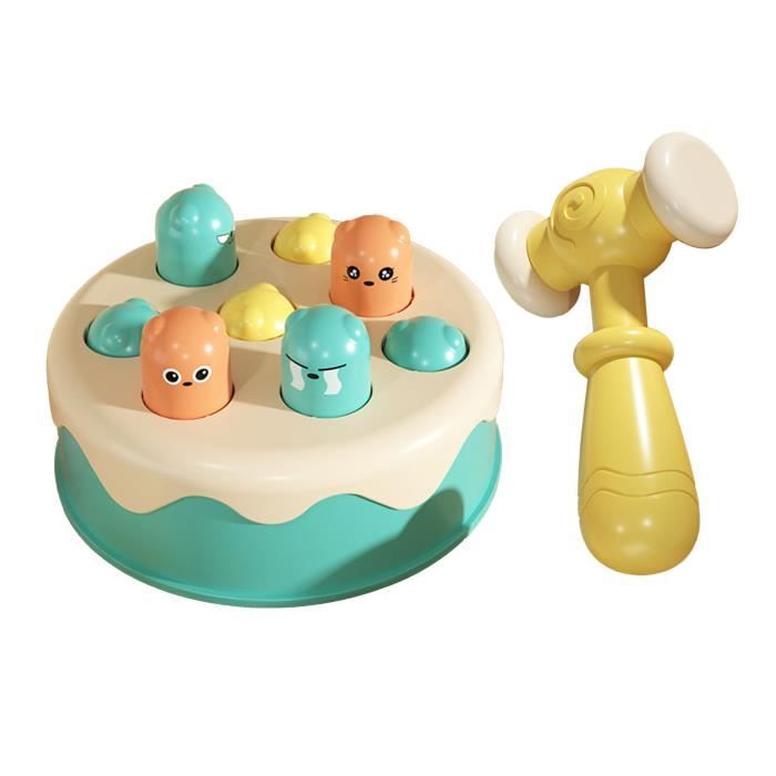 Jeu De Tape-taupe Tortue - Jouet éducatif Interactif Pour Enfants, 19,5x16 Cm