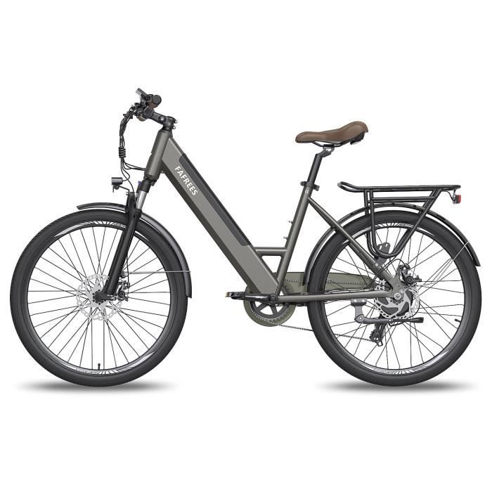 FAFREES F26 Pro Vélo Électrique - Moteur 250W Batterie 36V14.5AH Assisted Autonomie 110KM Frein à Disque Mécanique - Gris