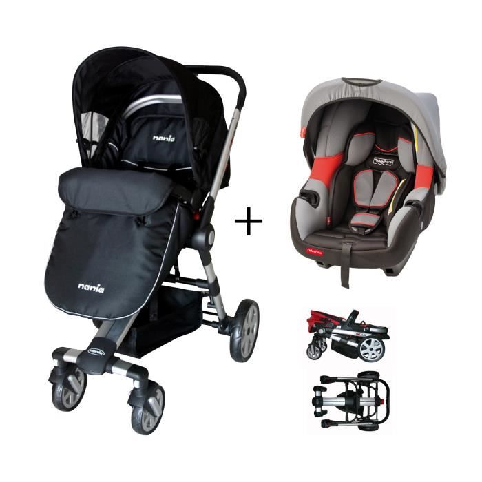 poussette et siège auto