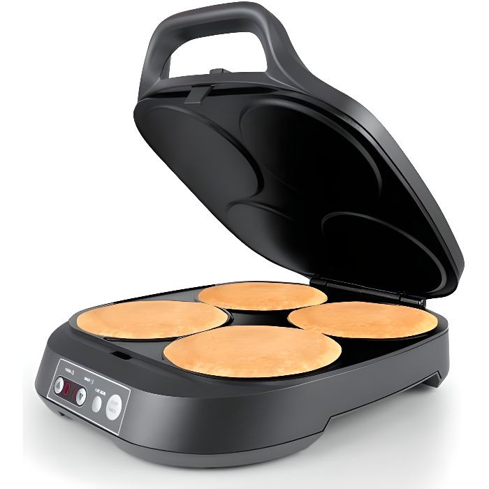Crepera - FLAMA Máquina de Tortitas, Crepes o Pancakes Flama 4906FL, 2000  W, Gris