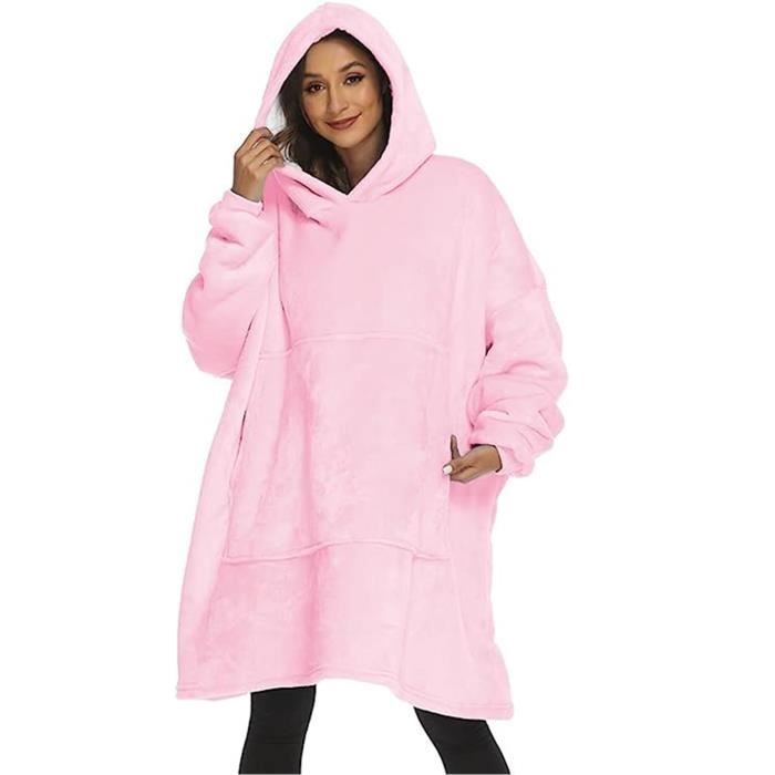 Pull à Capuche Rose Femme XS – Iets Frans… (coton, Poches, Légères Traces Aux Poignets)