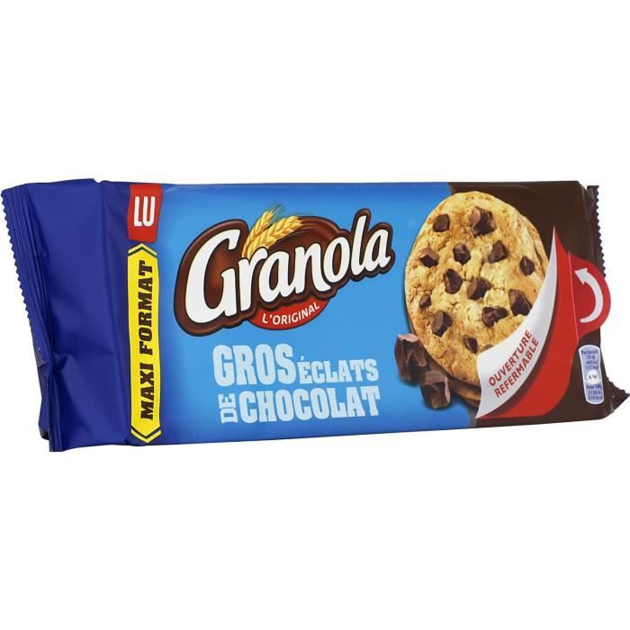 Granola L'Original Gros Éclats de Chocolat LU 276 g Cdiscount Au