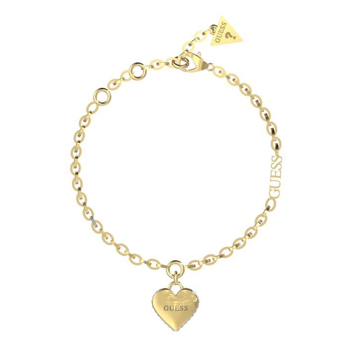 GUESS Bracelet or pour femme - Falling in Love Heart Bracelet 198629