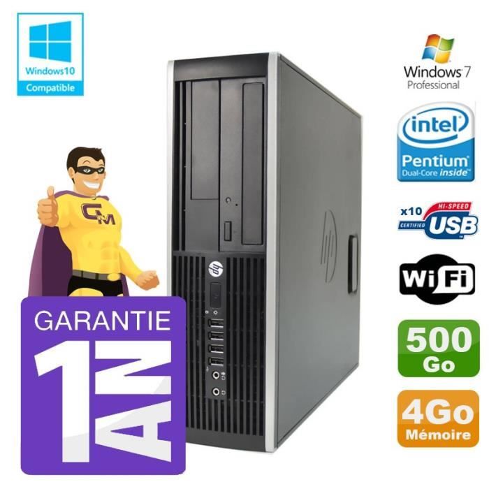 PC HP 8200 SFF Intel G630 4Go Disque 500Go Graveur Wifi W7 Reconditionné - Hewlett-Packard reconditionné disponible sur Cdiscount Seconde Vie