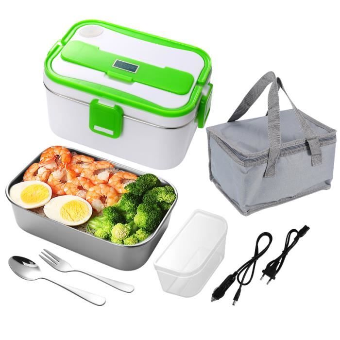 Lunch Box Chauffante Electrique 1.8L, Boîte Chauffante Repas Pour