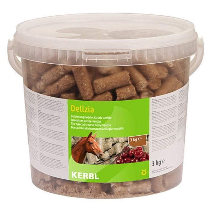 Friandise pour cheval vanille cerise Delizia