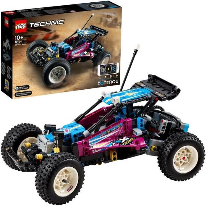 LEGO® Technic 42124 Buggy tout-terrain à piloter avec CONTROL+ App, Jouet  de construction de voiture RC rétro - Cdiscount Jeux - Jouets