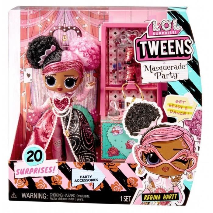 L.O.L. Surprise LOL Surprise Tweens Masquerade Party Poupee Mannequin avec 20 Surprises Regina HARTT Contient des Cdiscount Jeux Jouets