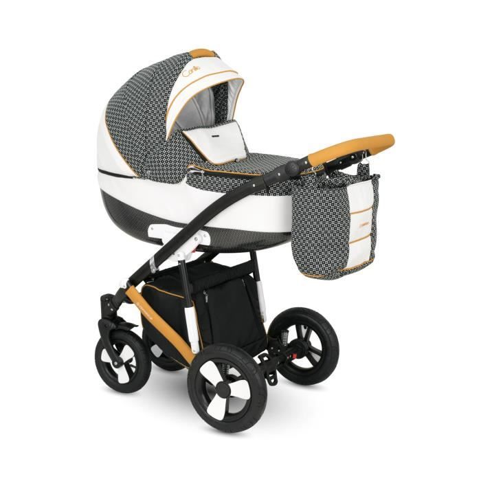 RefCAN 028 Lux4kids Poussette combin e 3en1 avec Nacelle Matelas