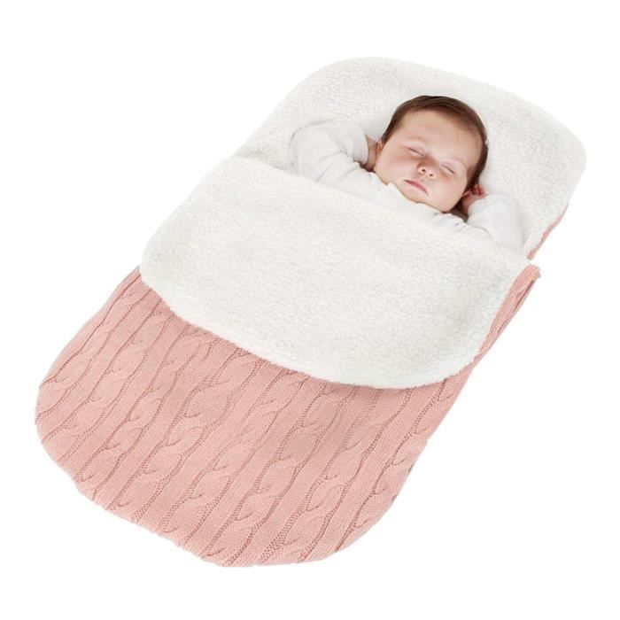 Minetom Bebe Unisexe Fille Garcon Hiver Gigoteuses Peluche Sac De Couchage Tricoter Double Couche Poussette Nouveau Ne 0 24 Mois Achat Vente Minetom Bebe Unisexe Fille Cdiscount