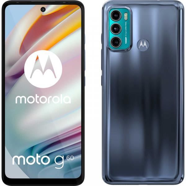 Téléphones portables, Motorola Motorola XT2135-2 moto g60 Dual Sim 6+128GB dynamique gris UE.Motorola Moto G g60. Taille de l'écran: