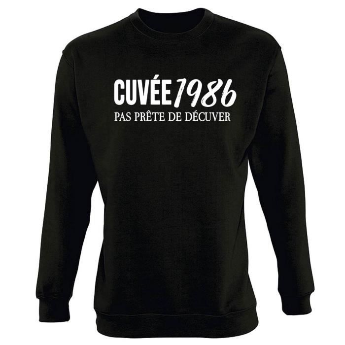 Sweat Humour Anniversaire Unisexe Cuvee 1986 Pas Prete De Decuver Sweat Alcool Fun Et Drole Unisex Imprime En France Bleu Cdiscount Pret A Porter Sweat Humour Anniversaire Unisexe Cuvee 1986 Pas Prete De Decuver Sweat Alcool Fun Et Drole Unisex Imprime En France Bleu Cdiscount Pret A Porter