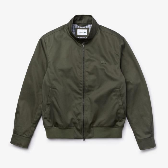 Blouson Lacoste BH5314 XZD vert khaki. - Cdiscount Prêt-à-Porter