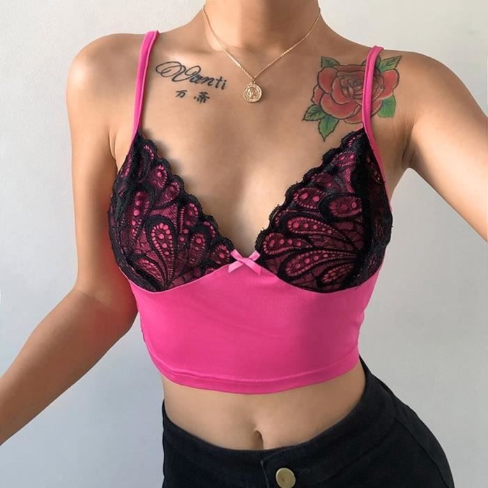 Haut D'Été Femme Sans Manches - Style Y2K Débardeur Bandeau Plissé Couleur Dégradé - Confortable Et Tendance